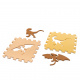Aga Foam puzzle 143 cm x 143 cm 36 pieces Dinosaurs
