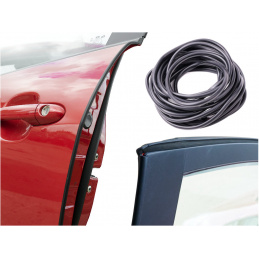 Aga Bumper profile for car door edge 10 m Black