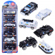 Metallic cars POLICE set 6pcs ZA3505