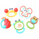 Set of teethers for children 5pcs Animals ZA3679