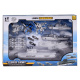 Set of aircraft and ships in naval battle ZA3812
