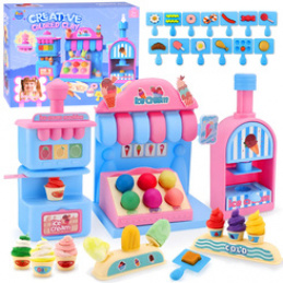 Sweet Set PLASTICINE Ice Cream Shop Confectionery - lots of accessories ZA5895 universal