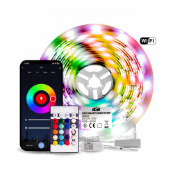 Aga WiFi RGBW LED strip 5m + driver + power supply