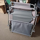 Aga 2x Garden Reclining Sun Lounger with Canopy Grey 6DAZ642 - SECOND QUALITY