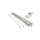 10x Hermetic Light Fixture 2x120cm + 2x LED Tubes Neutral White - Set