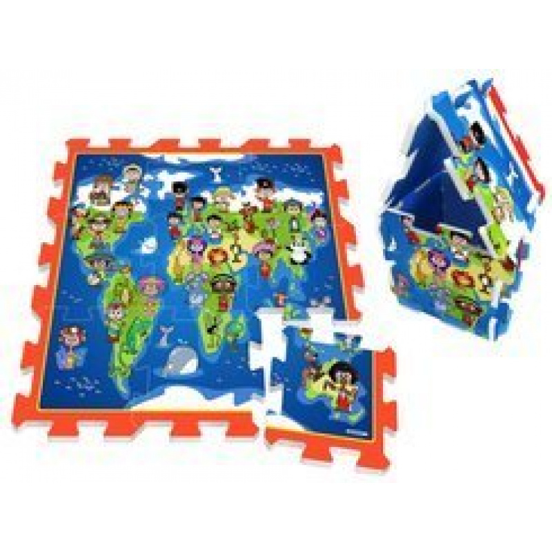 Foam puzzle pad Map ZA3149