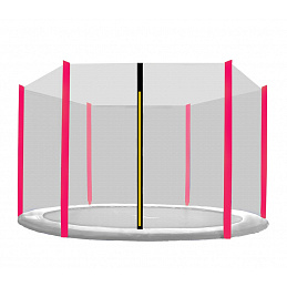 Aga Protective Net 250 cm for 6 Poles Black Net / Pink
