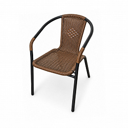 Aga Garden Chair RATTAN Black/Brown
