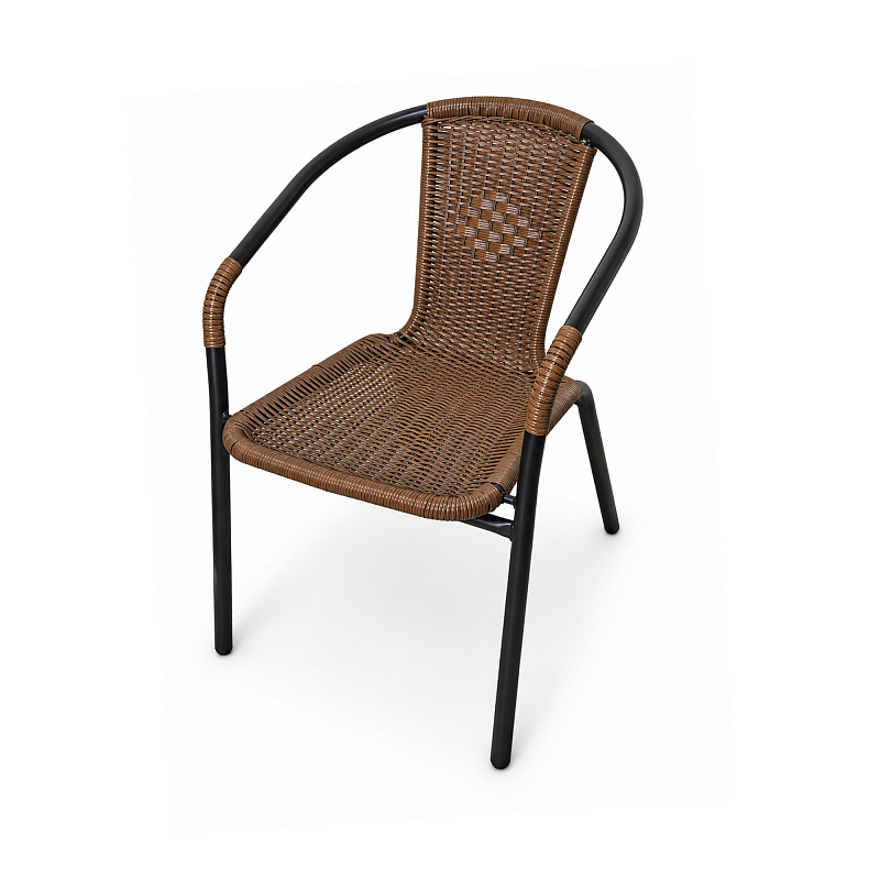 Aga Garden Chair RATTAN Black/Brown