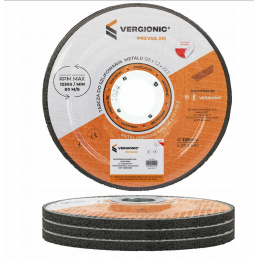 Grinding wheel for metal 125x6.0x22.4mm - 3 pcs