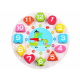 Wooden educational clock with sorter ZA3608