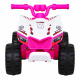 The fastest battery-powered quad for kids Pink + 25W motor