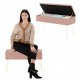 Aga Stool with storage space Pink