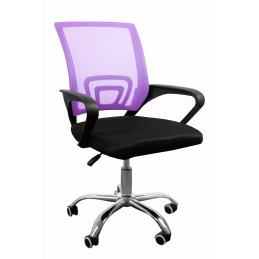 Aga Office Chair MR2077 Black - Purple