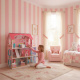 Aga MDF Dollhouse with furniture 70 cm Pink LED