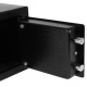 Safe with mechanical lock 230x170x170mm black ISO 8800