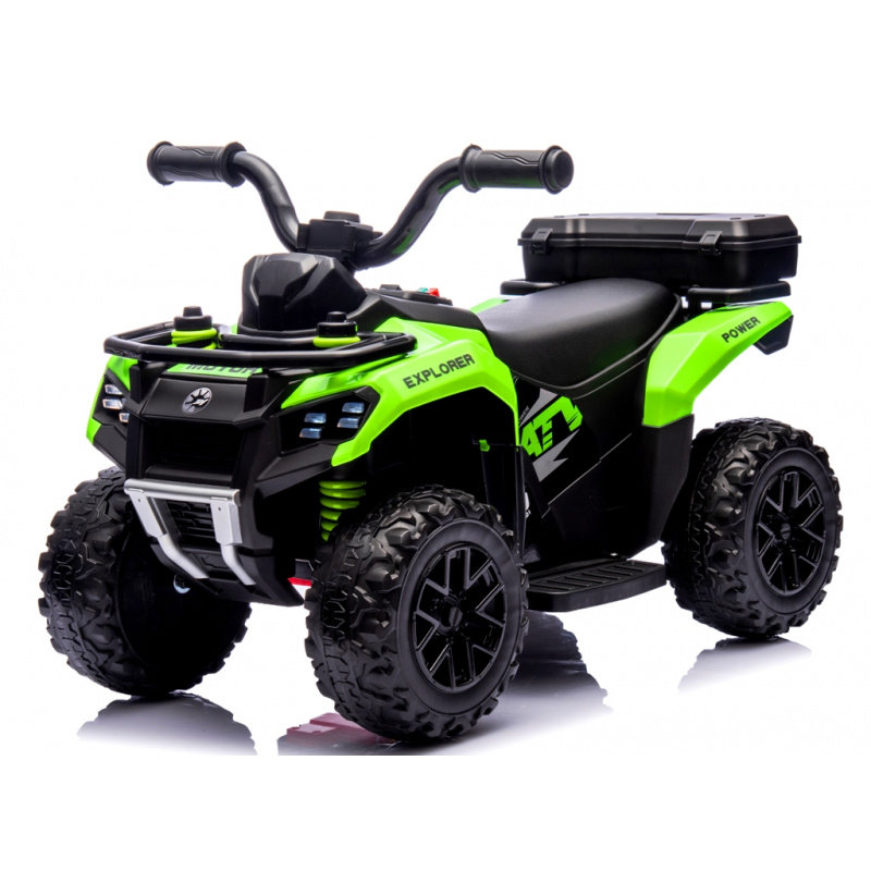Quad J9 green battery-powered, children's quad bikes music light Lithium-ion battery