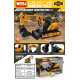 Excavator with sound and light function 1:18