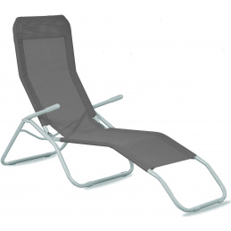 Aga Garden Lounger SIESTA Grey