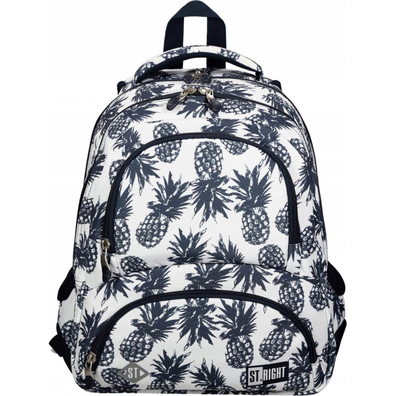 St.RIGHT School backpack four chamber Pineapples
