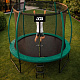 Aga SPORT EXCLUSIVE Trampoline 250 cm Dark Green + Safety Net + Ladder
