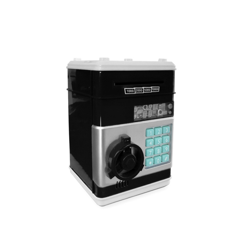 Aga Safe Piggy Bank Black
