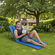 Linder Exclusiv Folding Beach Lounger Blue