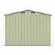 Aga Garden Shed 236x174x190 cm Light Green
