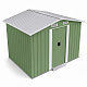 Aga Garden Shed 236x174x190 cm Light Green