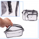 Aga Transparent Travel Cosmetic Bag Set 3pcs