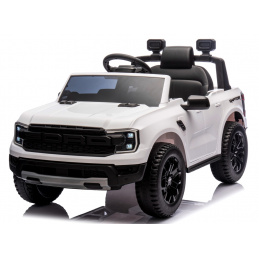 FORD RANGER Raptor WHITE Battery Car EVA Leather Pilot LION BATTERY