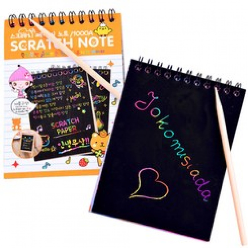 Scratch pad with pencil ZA3913 - Orange