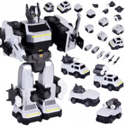 Magnetic Transformer Robot Toy 2-in-1 – large figure – accessories ZA6009 universal