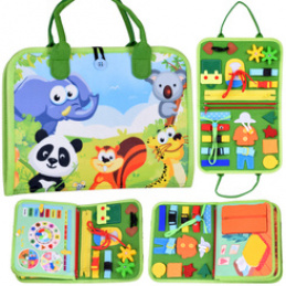 Montessori Educational Manipulative Cloth Book Clock ZA6022 Universal