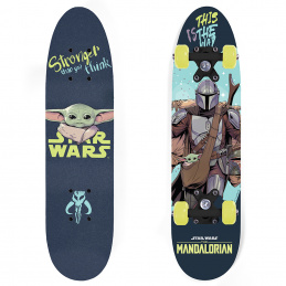 WOODEN SKATEBOARD STAR WARS MANDALORIAN