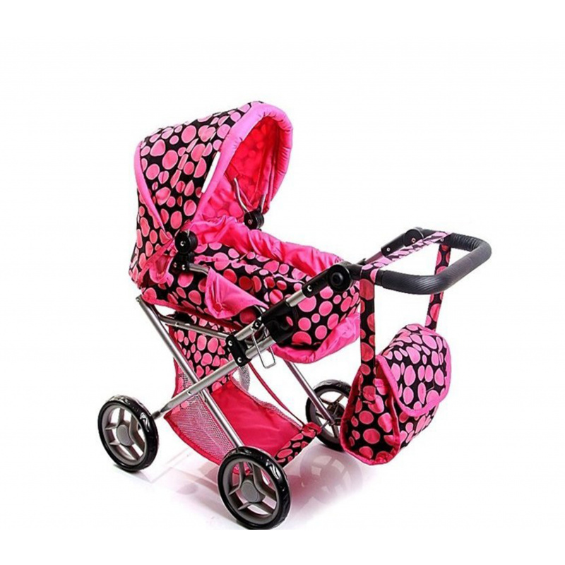 Doris Stroller for dolls 9346 Hot Pink