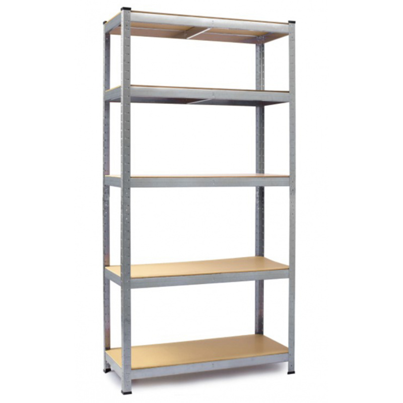 Kynast Metal shelf 180x90x40 cm 5 shelves Silver