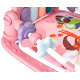 Aga Educational mat with piano and rattles Pink