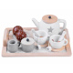 Wooden tea set with tray ZA4124