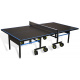 Large black ping pong table