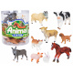 Set of 18 animals. Farm