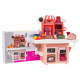 Kitchen with light and sound functions pink