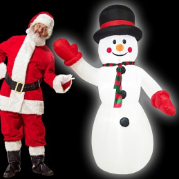 E27F INFLATABLE LIGHT-UP SNOWMAN CHRISTMAS XXL