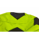 Aga Sofa bag BALL XXXL Black - Light green + footrest