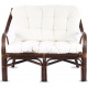 Aga Rattan set BUTEO 2 Choco White