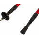 Aga Trekking poles AntiShock Red with pedometer