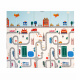 Aga4Kids Children's Foldable Foam Mat 200x180 cm MR132