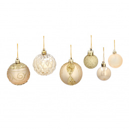 Aga Christmas Ornaments MIX 33pcs Gold