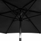 Aga Tilt Garden Parasol 250 cm Black