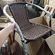 Aga RATAN Garden Chair Black/Brown 6DAZ557 - SECOND QUALITY